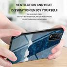 For vivo Y20 Starry Sky Painted Tempered Glass TPU Shockproof Protective Case(Cosmic Starry Sky) - 4