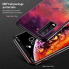 For vivo Y20 Starry Sky Painted Tempered Glass TPU Shockproof Protective Case(Cosmic Starry Sky) - 5