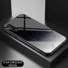 For vivo iQOO Neo Starry Sky Painted Tempered Glass TPU Shockproof Protective Case(Star Crescent Moon) - 2