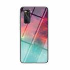 For vivo iQOO Neo3 5G Starry Sky Painted Tempered Glass TPU Shockproof Protective Case(Color Starry Sky) - 1