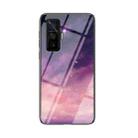 For vivo iQOO 5 Pro 5G Starry Sky Painted Tempered Glass TPU Shockproof Protective Case(Dream Sky) - 1