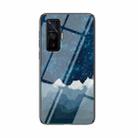 For vivo iQOO 5 Pro 5G Starry Sky Painted Tempered Glass TPU Shockproof Protective Case(Star Chess Rob) - 1