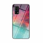 For vivo iQOO Z1x Starry Sky Painted Tempered Glass TPU Shockproof Protective Case(Color Starry Sky) - 1