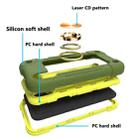 For iPhone XR Shockproof Silicone + PC Protective Case with Dual-Ring Holder(Avocado) - 3
