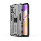 For OPPO A93 5G / For OnePlus Nord N200 5G Supersonic PC + TPU Shock-proof Protective Case with Holder(Grey) - 1