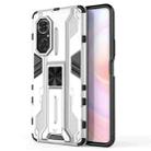 For Honor 50 SE / Huawei nova 9 SE Supersonic PC + TPU Shock-proof Protective Case with Holder(Silver) - 1