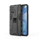 For OnePlus 9R Supersonic PC + TPU Shock-proof Protective Case with Holder(Black) - 1