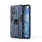 For OnePlus 9R Supersonic PC + TPU Shock-proof Protective Case with Holder(Blue) - 1