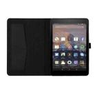 For Amazon Kindle Fire HD 10 2021 Horizontal Flip TPU + Fabric PU Leather Protective Case with Name Card Clip(Black) - 5