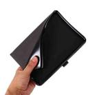 For Amazon Kindle Fire HD 10 2021 Horizontal Flip TPU + Fabric PU Leather Protective Case with Name Card Clip(Black) - 7
