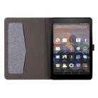 For Amazon Kindle Fire HD 10 2021 Horizontal Flip TPU + Fabric PU Leather Protective Case with Name Card Clip(Grey) - 5