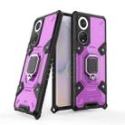 For Honor 50 Space PC + TPU Ring Holder Protective Case(Purple) - 1