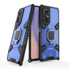For Honor 50 SE Space PC + TPU Ring Holder Protective Case(Blue) - 1