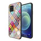 For Samsung Galaxy M42 5G Painted Ethnic Pattern Tempered Glass TPU Shockproof Case with Folding Magnetic Holder & Neck Strap(Colorful) - 2