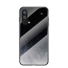 For OnePlus Nord CE 5G Starry Sky Painted Tempered Glass TPU Shockproof Protective Case(Star Crescent Moon) - 1