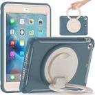 Shockproof TPU + PC Protective Case with 360 Degree Rotation Foldable Handle Grip Holder & Pen Slot For iPad mini 3 / 2 / 1(Cornflower Blue) - 1