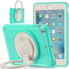 Shockproof TPU + PC Protective Case with 360 Degree Rotation Foldable Handle Grip Holder & Pen Slot For iPad mini 3 / 2 / 1(Mint Green) - 3
