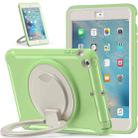 Shockproof TPU + PC Protective Case with 360 Degree Rotation Foldable Handle Grip Holder & Pen Slot For iPad mini 3 / 2 / 1(Matcha Green) - 2