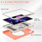 360 Degree Rotation PC + TPU Protective Tablet Case with Holder & Hand-strap & Pen Slot For iPad Pro 11 2021 / 2020 / 2018(Living Coral) - 4
