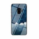 For Samsung Galaxy S9+ Starry Sky Painted Tempered Glass TPU Shockproof Protective Case(Star Chess Rob) - 1