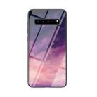 For Samsung Galaxy S10 5G Starry Sky Painted Tempered Glass TPU Shockproof Protective Case(Dream Sky) - 1