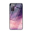 For Samsung Galaxy S20 FE Starry Sky Painted Tempered Glass TPU Shockproof Protective Case(Dream Sky) - 1