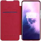 For OnePlus 7T Pro NILLKIN QIN Series Crazy Horse Texture Horizontal Flip Leather Case with Card Slot(Brown) - 4