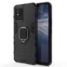 For vivo S10 / S10 Pro PC + TPU Shockproof Protective Case with Magnetic Ring Holder(Black) - 1