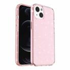 For iPhone 13 mini Shockproof Terminator Style Glitter Powder Protective Case (Pink) - 1