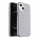 For iPhone 13 mini Shockproof Terminator Style Glitter Powder Protective Case (Grey) - 1