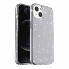 For iPhone 13 Shockproof Terminator Style Glitter Powder Protective Case(Grey) - 1