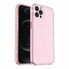 For iPhone 13 Pro Shockproof Terminator Style Glitter Powder Protective Case (Pink) - 1