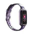 For Fitbit Luxe Silicone Integrated Watch Band(Purple) - 1