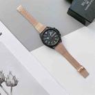 22mm Seven-beads Small Waist Steel Watch Band(Rose Gold) - 1