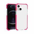 Four-corner Shockproof TPU + Acrylic Protective Case For iPhone 13 mini(Pink) - 1
