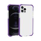 Four-corner Shockproof TPU + Acrylic Protective Case For iPhone 13 Pro(Purple) - 1