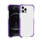 Four-corner Shockproof TPU + Acrylic Protective Case For iPhone 13 Pro Max(Purple) - 1