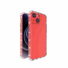 For iPhone 13 mini Straight Side Dual Bone Anti-fall TPU Transparent Protective Case - 1