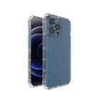 For iPhone 13 Pro Straight Side Dual Bone Anti-fall TPU Transparent Protective Case  - 1