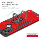 For Infinix Hot 10 Play Magnetic Armor Shockproof TPU + PC Case with Metal Ring Holder(Red) - 5