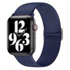 Elasticity Silicone Strap Watch Band For Apple Watch Series 8&7 41mm / SE 2&6&SE&5&4 40mm / 3&2&1 38mm(Dark Blue) - 1