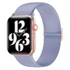 Elasticity Silicone Strap Watch Band For Apple Watch Series 8&7 41mm / SE 2&6&SE&5&4 40mm / 3&2&1 38mm(Lavender Grey) - 1