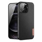 DUX DUCIS Fino Series PU + TPU Protective Case For iPhone 13 Pro(Black) - 1