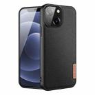 DUX DUCIS Fino Series PU + TPU Protective Case For iPhone 13(Black) - 1