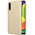 For Galaxy A50s / A30s NILLKIN Frosted Concave-convex Texture PC Protective Case(Gold) - 1
