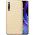 For Xiaomi Mi 9 Pro 5G NILLKIN Frosted Concave-convex Texture PC Protective Case(Gold) - 1