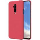 For OnePlus 7T Pro NILLKIN Frosted Concave-convex Texture PC Protective Case(Red) - 1