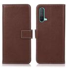 For OnePlus Nord CE 5G Litchi Texture PU + TPU Horizontal Flip Leather Case with Holder & Card Slots & Wallet(Brown) - 1