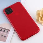 For iPhone 11 Candy Color Plastic Protective Case(Red) - 1