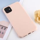 For iPhone 11 Candy Color Plastic Protective Case(Light Pink) - 1